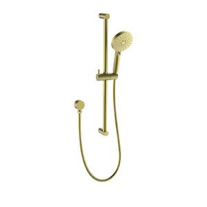 Evoke Slide Shower | Brushed Brass