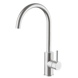 Swiss Kitchen Mixer | Brushed Stainless Steel