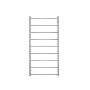 Tranquillity Jersey Round Heated Towel Ladder 1200 x 600mm | Brushed Stainless