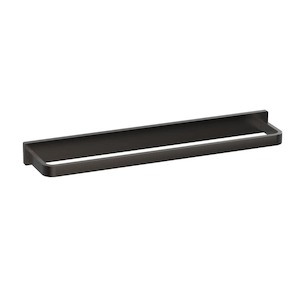 Como Towel Rail 370mm | Brushed Gunmetal