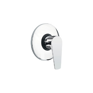 Single Shower Mixers Single Wall Mixers: Eco Style Shower Mixer | Chrome