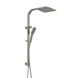 Como Square Shower Column | Brushed Nickel