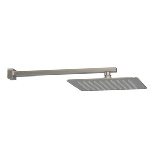 Como Square Wall Mount Rainhead | Brushed Nickel