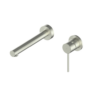 Greens Maci Wall Basin Mixer | Brushed Nickel