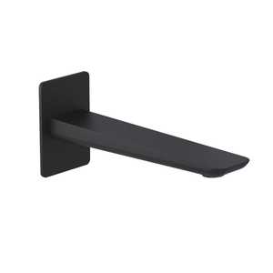 Como Wall Mount Bath Spout | Matte Black