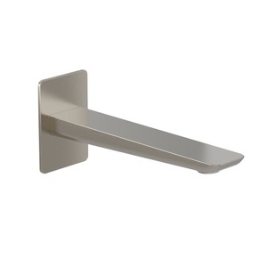 Spout: Como Wall Mount Bath Spout | Brushed Nickel