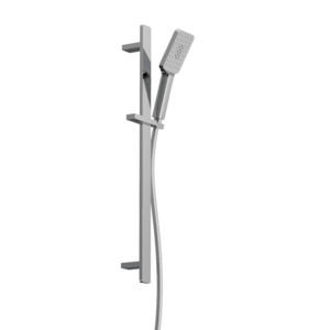 Showers: Como Square Slide Shower | Chrome