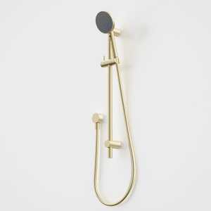 Slide Showers: Caroma Urbane II Rail Shower | Brushed Brass