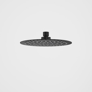 Wall Mount Rain Heads: Caroma Urbane II Round Shower Head 200mm | Matte Black