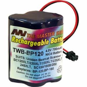Products: BP120 Uniden BP120 2Way Transceiver Battery TWB-BP120 NiCd - The Battery Cell