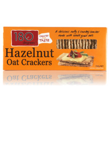 180 Degree Hazelnut Oat crackers
