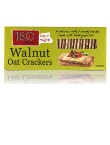 180 Degree Walnut oat crackers