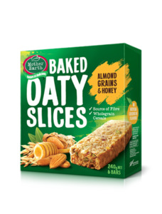 Mother Earth Almond, Grains & Honey Baked Oaty Slice