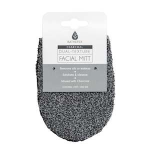 Skin and Hair: Bathefex - Charcoal Dual Texture Facial Mitt