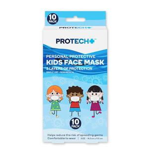 Protech: Protech - Kids Disposable Face Masks (10 pack)