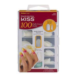Popular: KISS - 100 Nails Active Oval