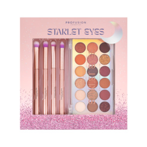 Profusion Cosmetics - Starlet Eyes 5pc Palette & Brush Set