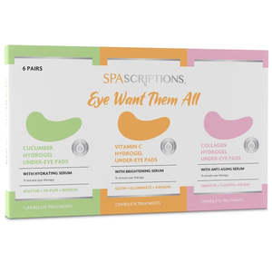 Skincare: Spascriptions: Eye Want Them All Hydrogel Under-Eye Pads - 6 Pack