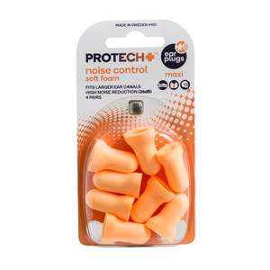Protech - Noise Control Earplugs MAXI (4pk)