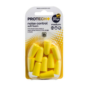 Protech - Noise Control Earplugs MEDIUM (5pk)