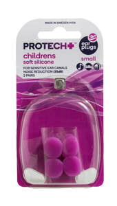 Protech - Children's Soft Silicone Earplugs Small (2pk)