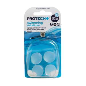 Protech: Protech - Swimming Soft Silicone Earplugs (2pk)