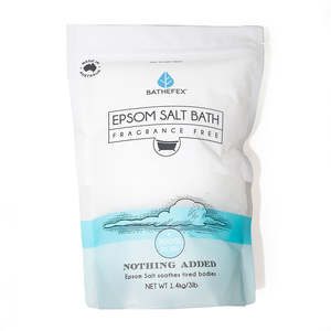 Bath And Body: Bathefex - Epsom Salt Bath: Fragrance Free (1.4kg)