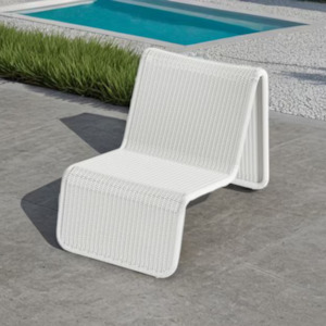 Outdoor: NOOSA OUTDOOR LOUNGER CHAIR | WHITE
