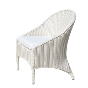 NOOSA OUTDOOR WICKER CHAIR | WHITE
