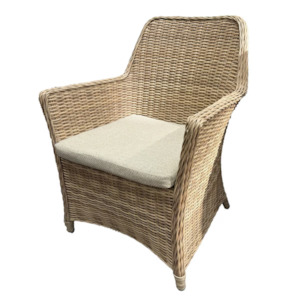 Outdoor: RAFFLES BAY OUTDOOR WICKER CHAIR | NATURAL