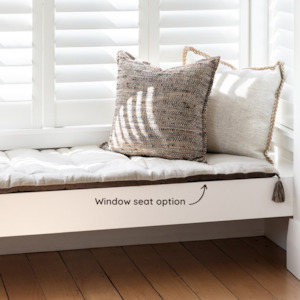 Cushions: MELBA REVERSIBLE SOFA TOPPER | WINDOW-SEAT CUSHION