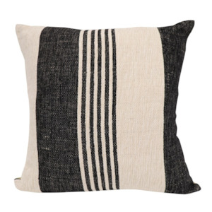 Cushions: HOPE CUSHION - NATURAL / BLACK