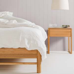 MEIKO SOLID OAK SLAT BED | SUPER KING