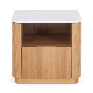 New: STASH 1 DRAWER BEDSIDE | MARBLE TOP