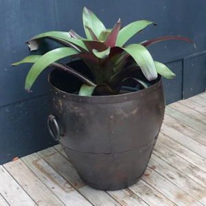 SAHAR LOTUS IRON PLANTER | SMALL