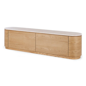 On Pre Order: AKITA ENTERTAINMENT UNIT | TRAVERTINE TOP