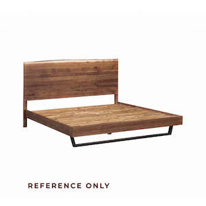 LIVE-EDGE QUEEN SLAT BED