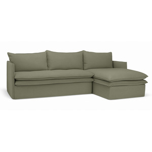 HAMILTON 3 SEATER RHF CHAISE | KHAKI