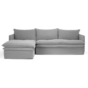 Lounge Suites Collection: HAMILTON 3 SEATER LHF CHAISE | CEMENT