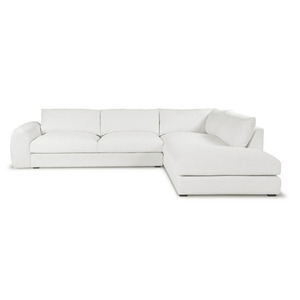 Lounge Suites Collection: JUNO RIGHT CHAISE | SPECKLE WHITE
