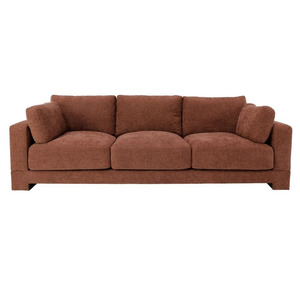 WESTERN 3 SEATER SOFA | RUST