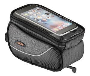 Bike Accessories: Ibera QR Top Tube bag with Phone Case