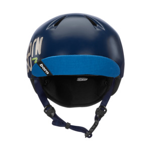 Bern Nino Satin Navy Blue Zig-Zag w/ Flip Visor