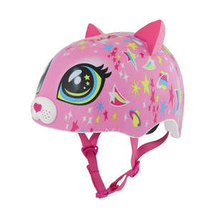 Kids Helmets: Raskullz Astro Cat Pink - Toddler Size