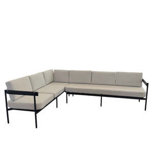 Benson Outdoor Corner Lounging Sofa | Carbon