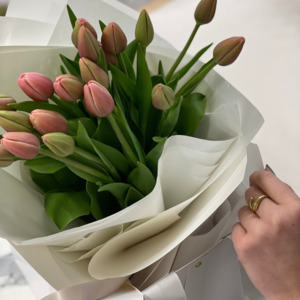 Fresh Flowers Currently Unavailable: Tulips En Masse | Luxe Fresh Floral Bag | from $80