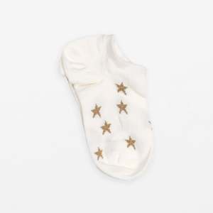 Socks | White & Glitter Stars