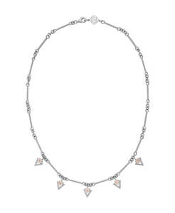 Petal Zoe Morgan New Collection 2023: Hyacinth Necklace with Rose Quartz | Sterling Silver