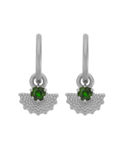Eos Earrings | Chrome Diopside