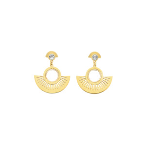 Pocket Full Of Sunshine Earrings | 22k Gold Vermeil & Aquamarine
